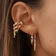 Fringe ear cuff - on model