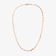 14K rose gold nude chain choker necklace