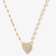 DIAMOND HEART PENDANT NECKLACE