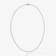 14K yellow gold thin diamond tennis necklace