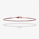 14K rose gold thin diamond tennis bracelet