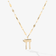 14K yellow gold chai charm necklace