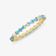 BAGUETTE CUT TURQUOISE & DIAMOND RING