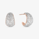 PAVE DIAMOND HUGGIE EARRINGS