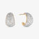 PAVE DIAMOND HUGGIE EARRINGS