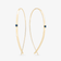 BLUE DIAMOND SMALL FLAT UPSIDE DOWN HOOPS™