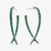 EMERALD SMALL FRONT TO BACK UPSIDE DOWN HOOPS™