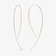 14K yellow gold hooked on hoops