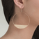 Large eclipse hoops - on model
