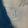 Flawless Love Script Necklace-4