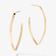 14K yellow gold blake hoops