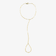 14K yellow gold blake chain hand lariat