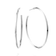HOLLOW GOLD LARGE HOOP EARRINGS