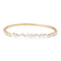14K yellow gold legacy zig zag pear diamond bangle