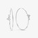 XL DIAMOND LOVE HOOPS