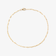 14K yellow gold mega gloss blake chain anklet