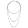 14K white gold mega gloss blake stiletto anklet