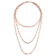 14K rose gold mega gloss blake stiletto anklet