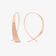 SMALL GLAM UPSIDE DOWN HOOPS