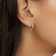 Upside down hoops mini solo diamond flat - on model
