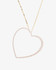 PETITE MALIBU GRADUATING FLAWLESS HANGING HEART NECKLACE-1