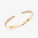 GRADUATED DIAMOND OPEN RING