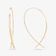 FLAT SMALL UPSIDE DOWN HOOPS™