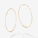14K yellow gold magic hoops small