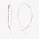 Large Flat Upside Down Hoops