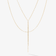14K yellow gold blake necklace