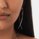 Upside down hoops narrow flat - on model