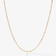14K yellow gold double strand blake choker necklace