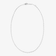 14K white gold blake chain choker necklace