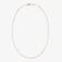 14K rose gold blake chain choker necklace