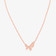 DIAMOND LARGE BUTTERFLY PENDANT NECKLACE