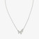 DIAMOND LARGE BUTTERFLY PENDANT NECKLACE