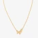 DIAMOND LARGE BUTTERFLY PENDANT NECKLACE