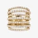 MULTI BAND DIAMOND ILLUSION STACK RING