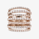 MULTI BAND DIAMOND ILLUSION STACK RING