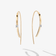SOLO DIAMOND FLAT SMALL HOOKED ON HOOP EARRINGS