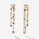 14K yellow gold mega blake front to back earrings