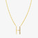 INITIAL BLOCK LETTER DIAMOND NECKLACE