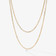 MIAMI DOUBLE STRAND LAYERING NECKLACE