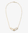 FLAWLESS ENCRUSTED + GOLD OBLONG LINK NECKLACE-3