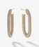 FLAWLESS ENCRUSTED OBLONG LINK HOOPS-1