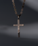 Lana Man Dipped Black Diamond Cross Necklace - 1