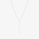 SOLO DIAMOND PETITE MALIBU LARIAT NECKLACE