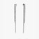 LONG TENNIS FRONT TO BACK DIAMOND EARRINGS