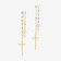 DOUBLE CROSS MEGA GLOSS BLAKE LINEAR EARRINGS - 3