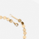 14K yellow gold single strand disc bracelet